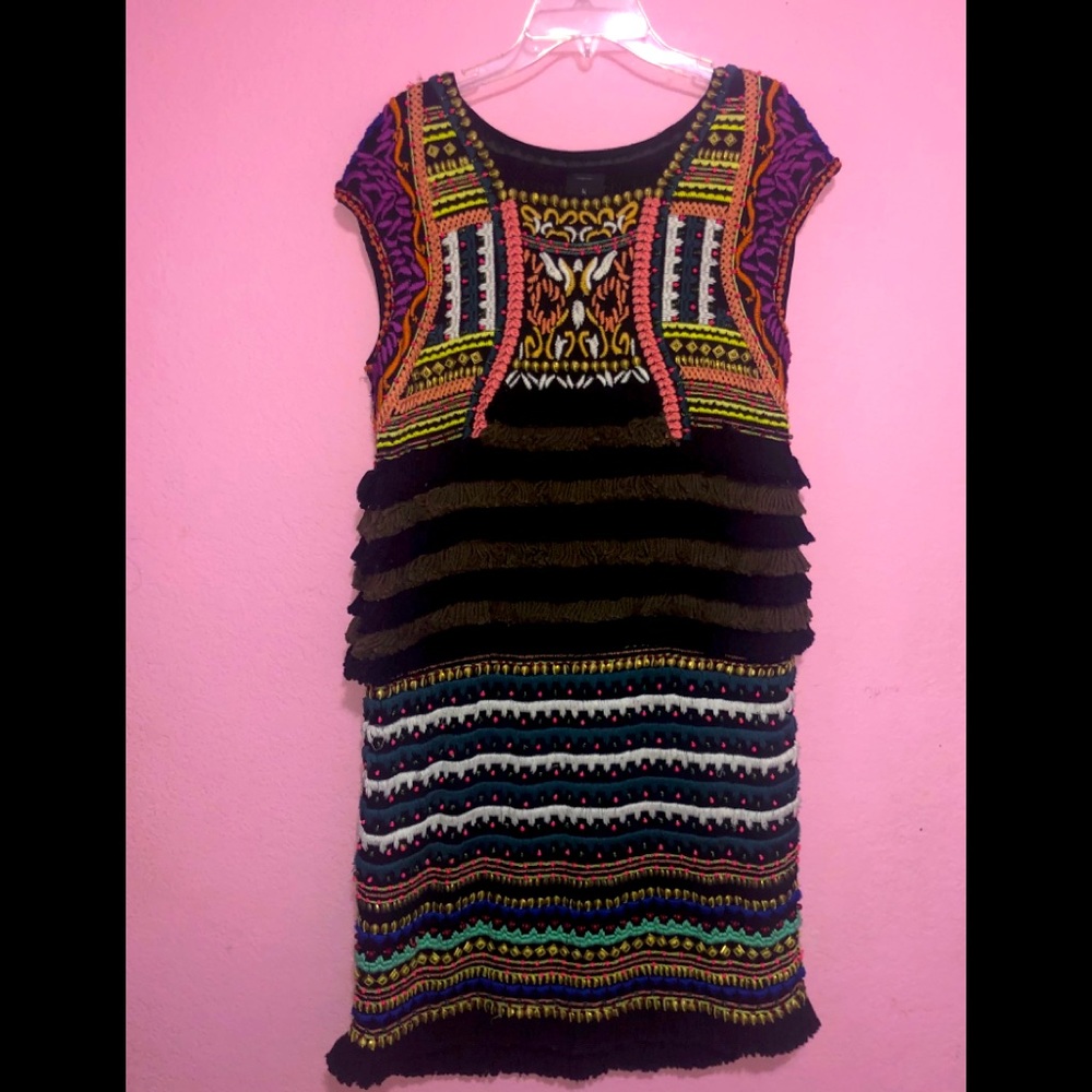 Multicolored Short dress